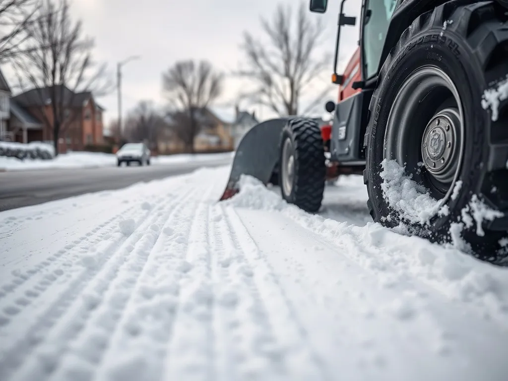 Stawki za odśnieżanie ciągnikiem – ile kosztuje usługa?